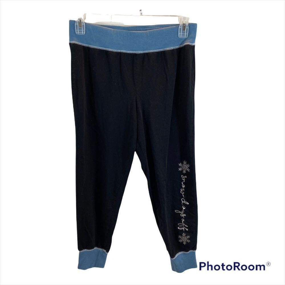 Sleep by Cacique Lounge Pants “Snow days off” Graphic on leg Size 14/16